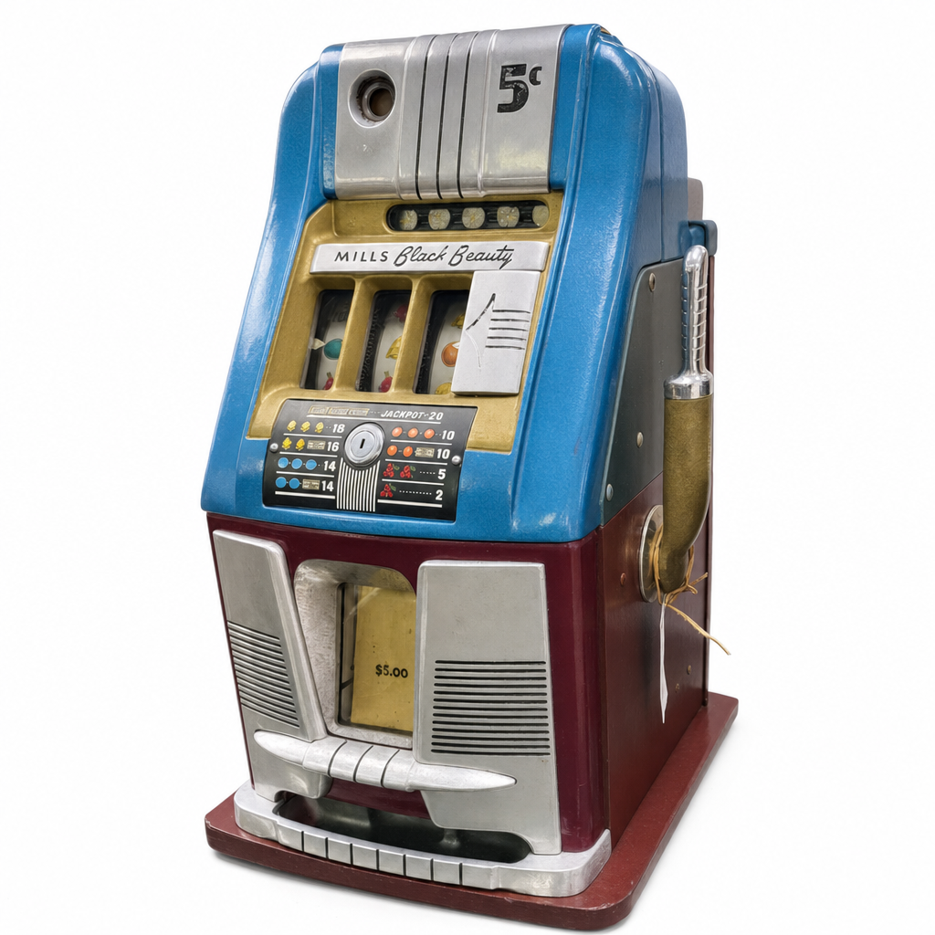 Mills 5 Cent Black Beauty Slot Machine