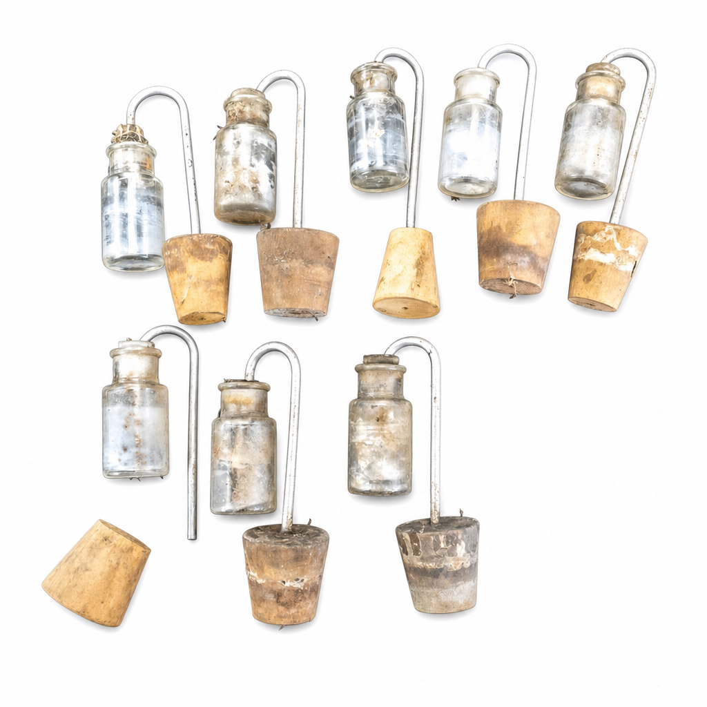 (8) Antique Fischer's Filtration Siphon Devices