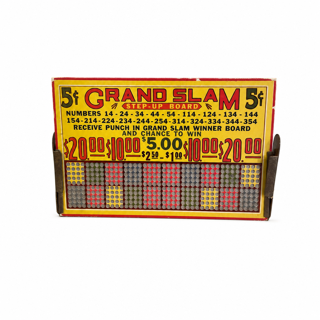 Grand Slam 5¢ Step-Up Punchboard