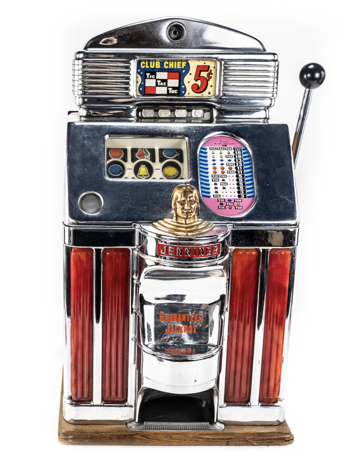 1940s Jennings Club Chief 5C One Arm Bandit Slot (1948) by Unknown