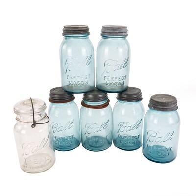 (7) Ball Mason Jars