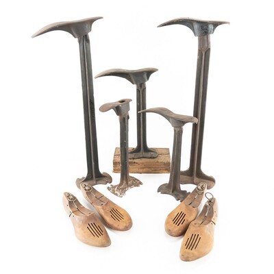 Antique Wooden Shoe Stretchers & Cobbler's Molds