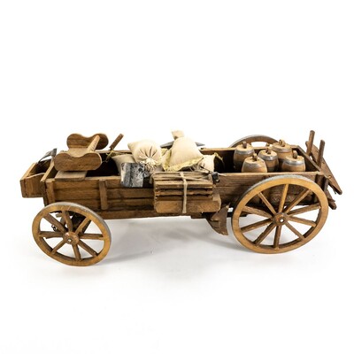 Vintage Folk Art Western Conestoga Wagon