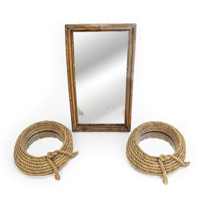 (3) Decorative Western-Style Mirrors