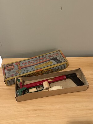 McDowell No. 100 'MAC' Toy Machine Gun with Original Box