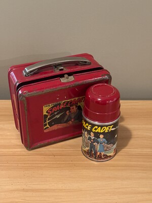 Tom Corbett Space Cadet Lunchbox and Thermos