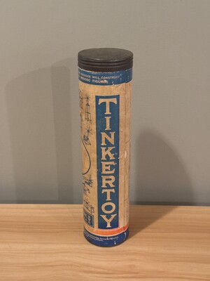 Vintage Tinkertoy tube
