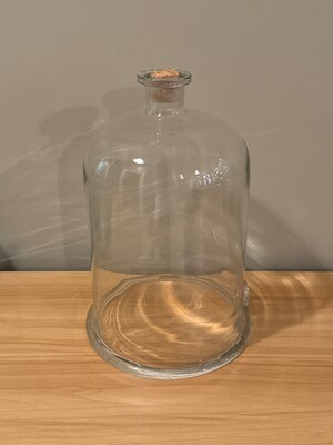 Simple glass jar of unknown date