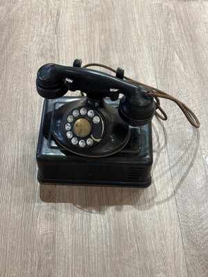 Vintage rotary telephone from the mid