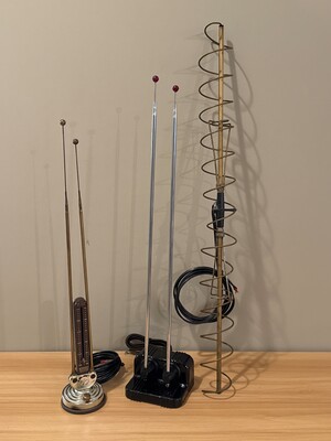 Group of Three Vintage Television/Radio Antennas