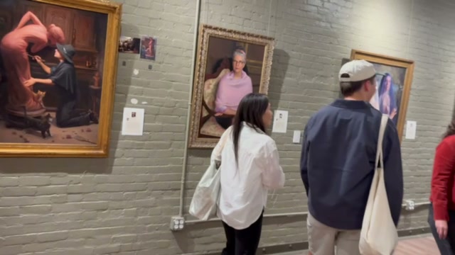 Through the galleries