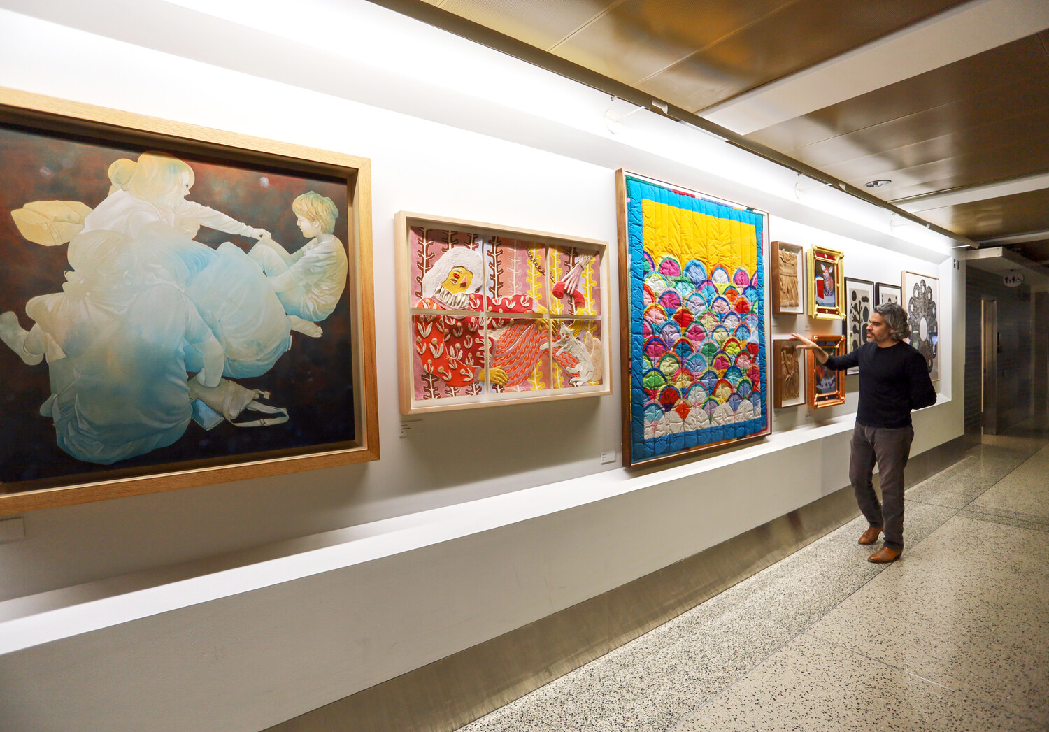 The salon gallery in Concourse D   PHOTO BY KELLY O