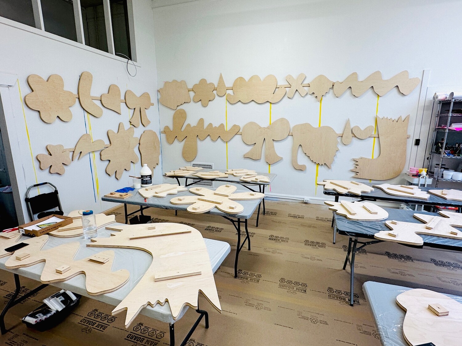 Julie Alpert's studio, October 2024