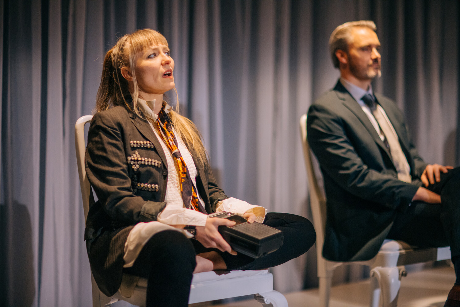 Marya Sea Kaminski and Lathrop Walker. Courtesy of Intiman Theatre.