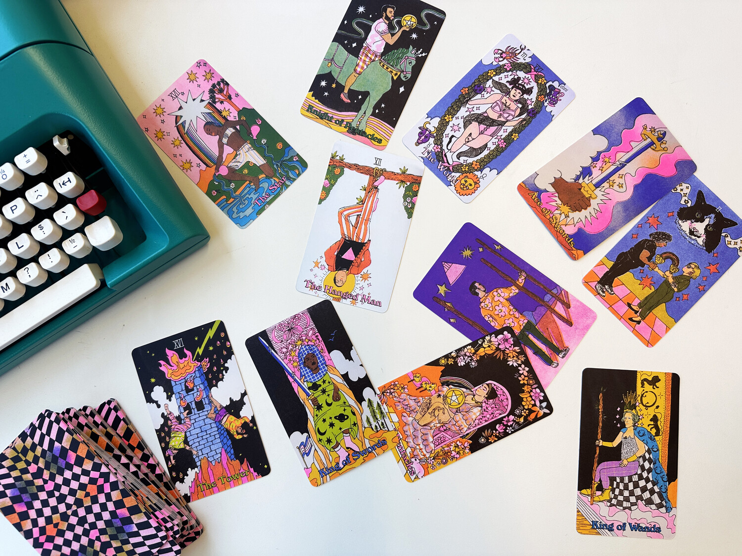The Queer Tarot deck by Ash + Chess
