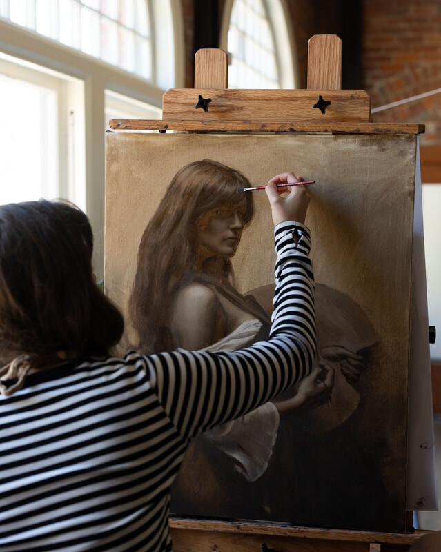 Progress on Self-portrait