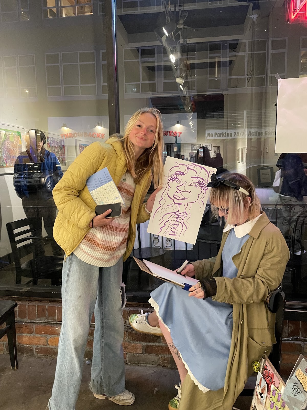 Tommy Tomato Art at Vermillion: free portraits!