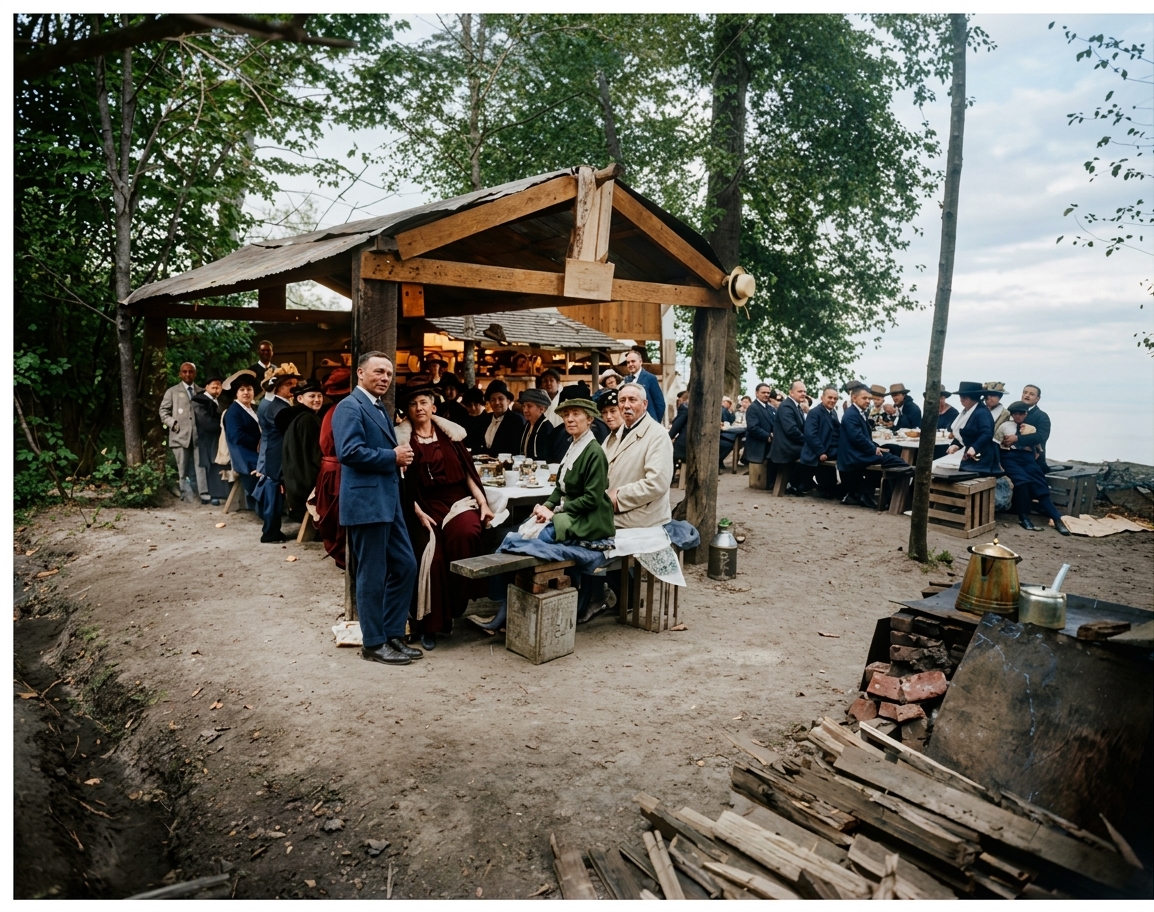 Carkeek Park donor picnic at Pontiac Bay, c. 1920