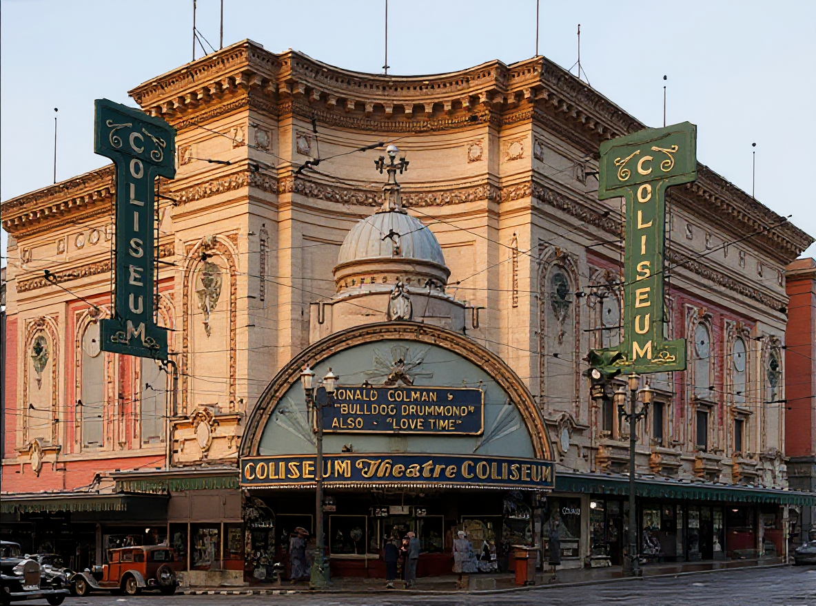 coliseum theatre b marcus priteca 1916 pike street and 5th avenue seattle 1934