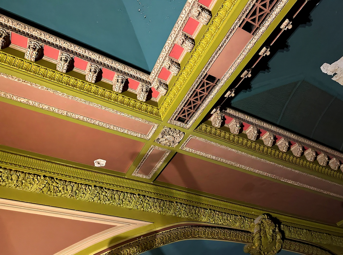 coliseum ceiling closeup