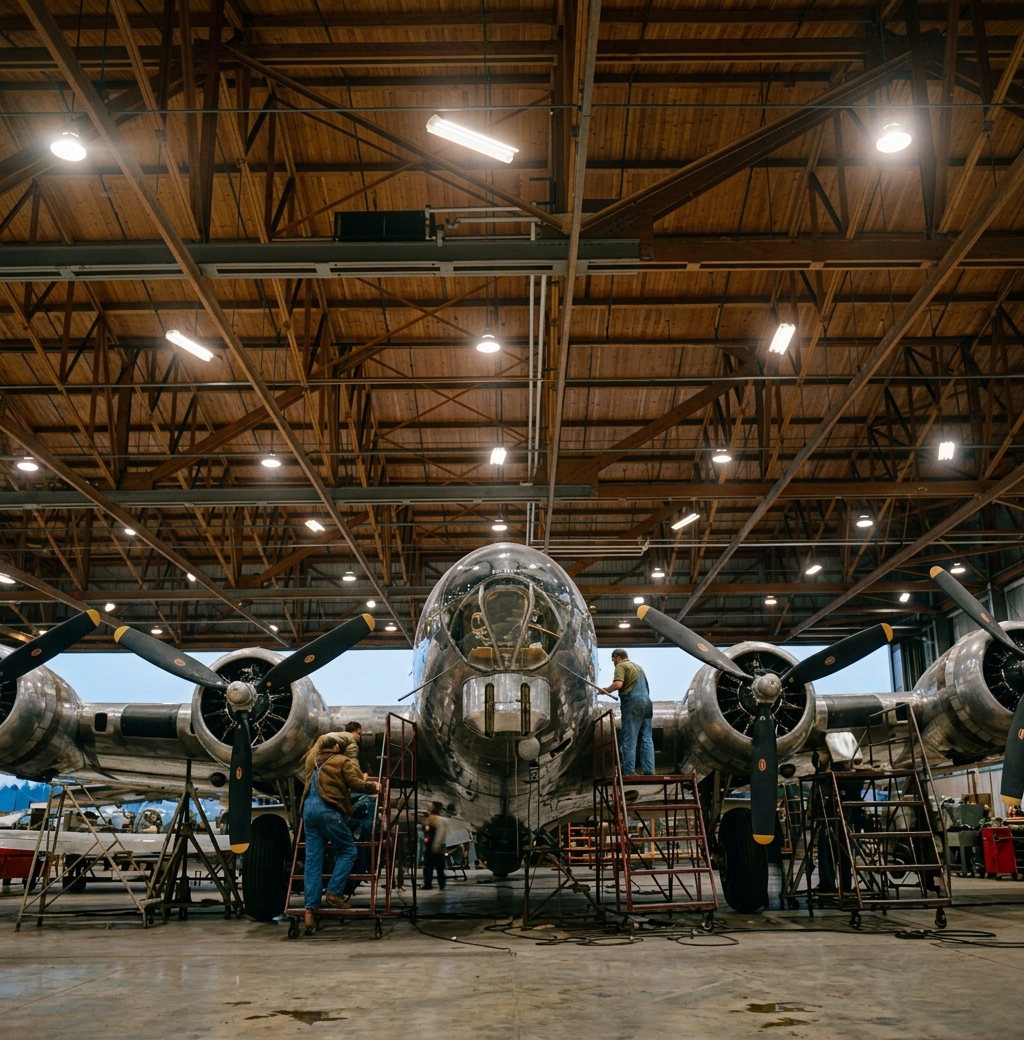 B-17F Flying Fortress on the Boeing Line
