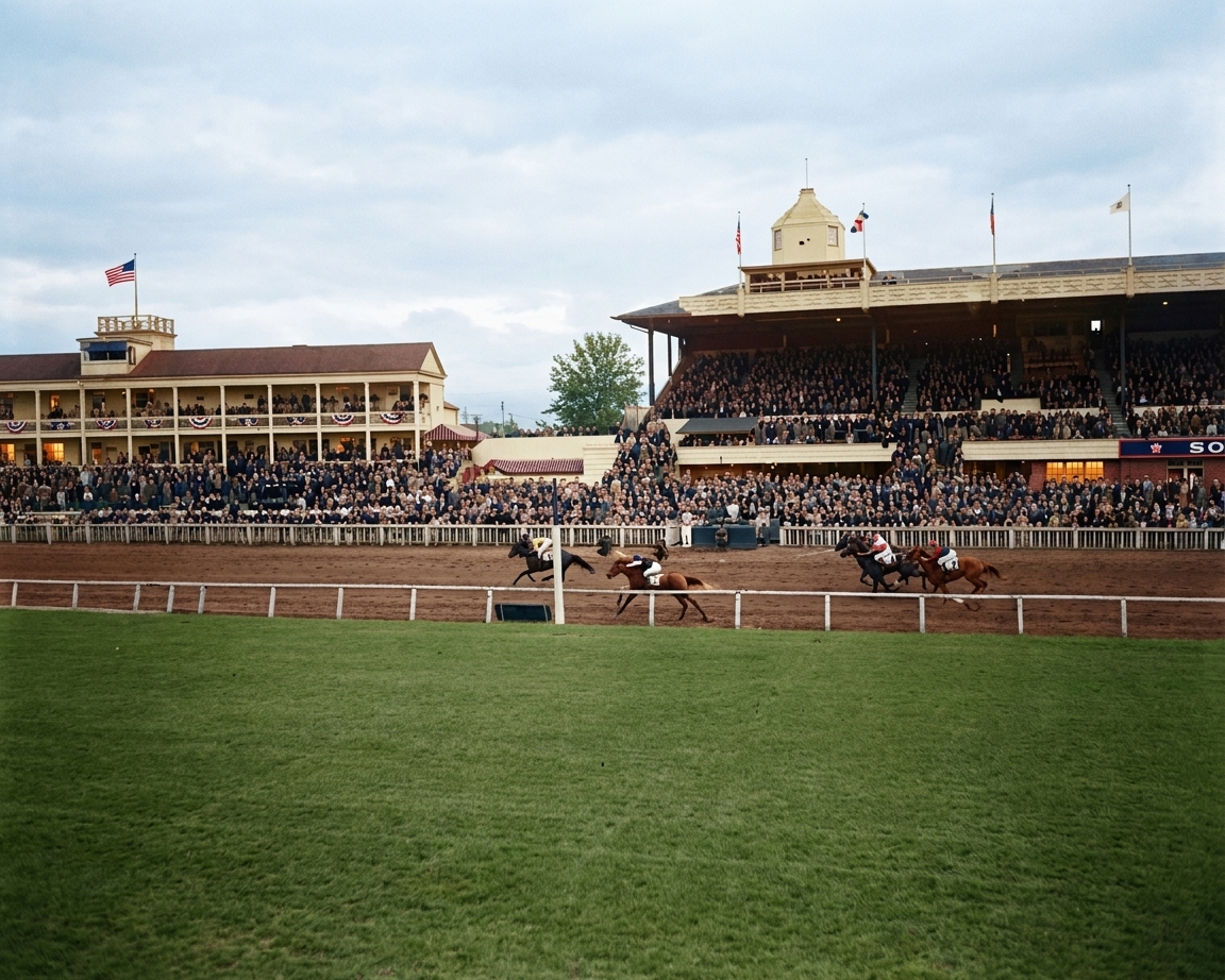 Finish Line at Longacres, 1939