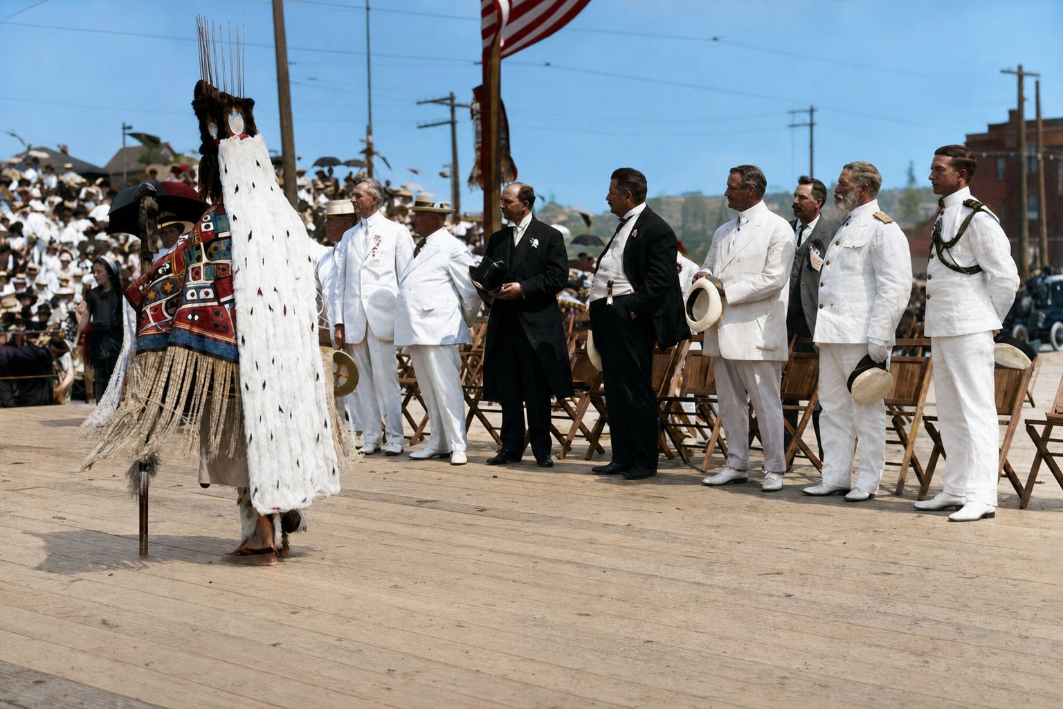 President Taft greeted at Alaska-Yukon-Pacific Exposition, 1909