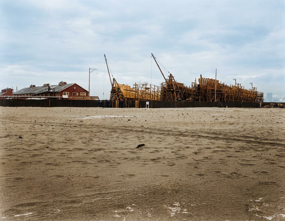 Patterson-McDonald Shipbuilding Company yard, c. 1918