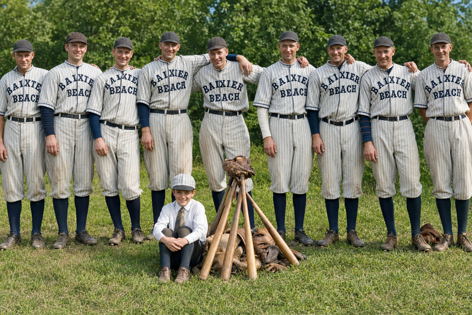 Rainier Beach Baseball Team portrait, 1923