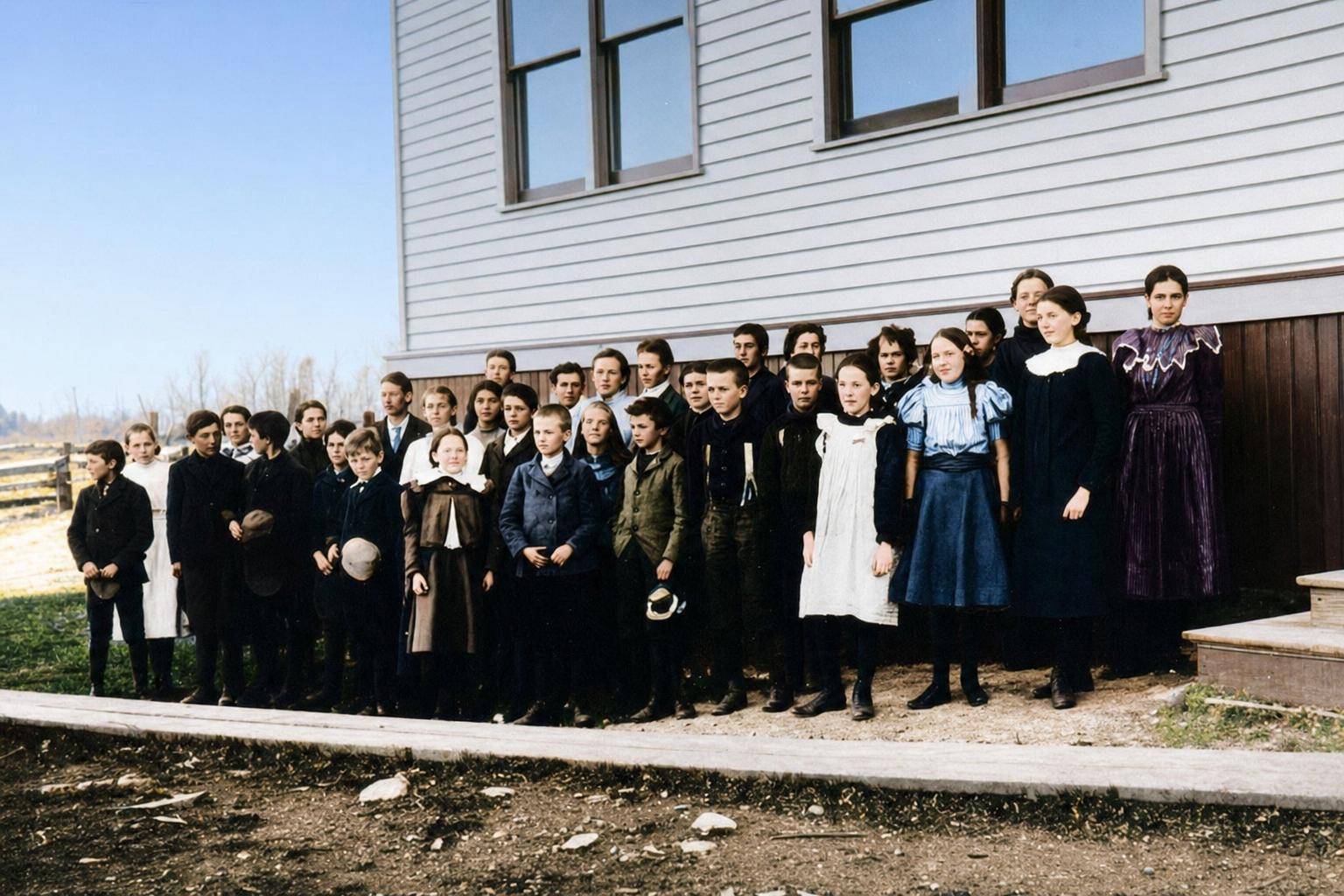 Green Lake School class portrait, 1898