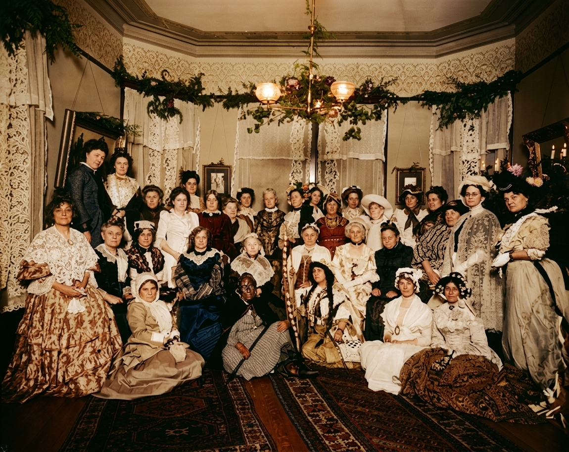 First Founders' Day Ball at the Carkeek mansion, 1911