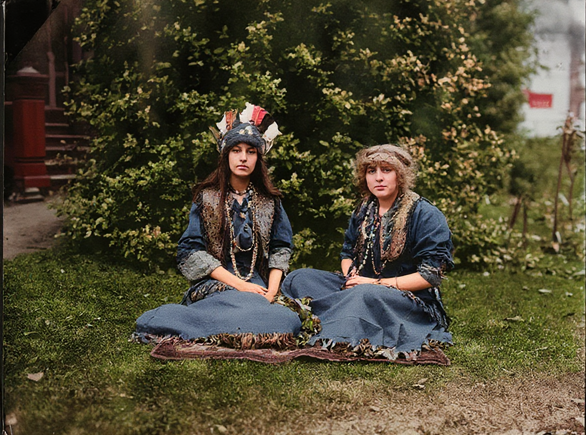 Founders' Day Ball costumed participants, 1911