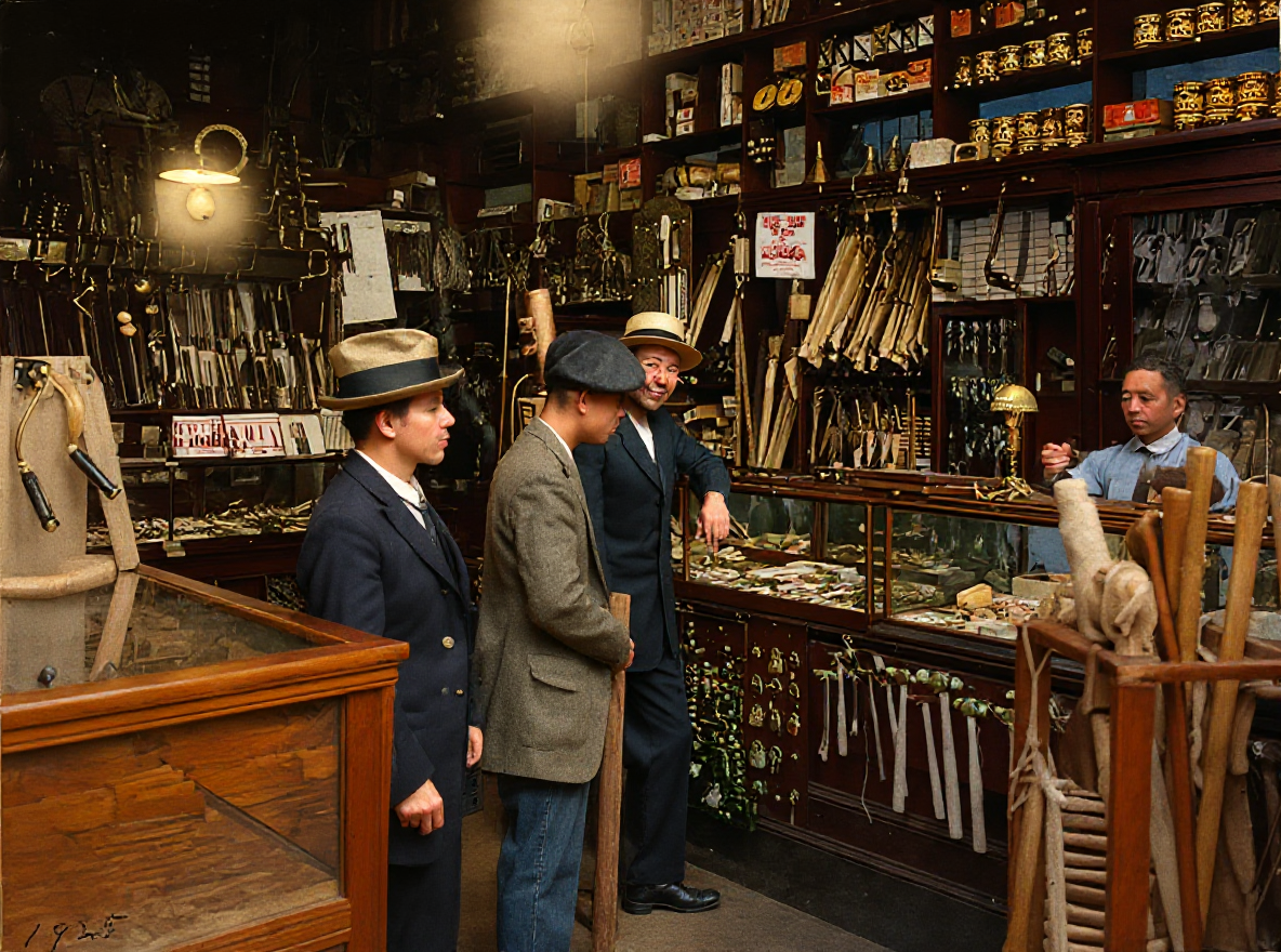 Tashiro Hardware Co. interior, 1925