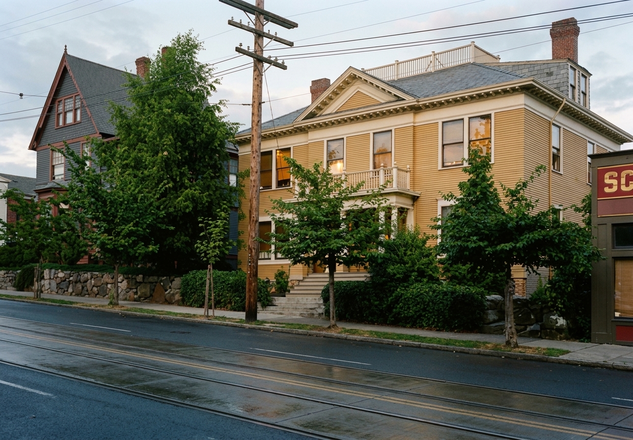 Houses on Broadway, Capitol Hill, c. 1900