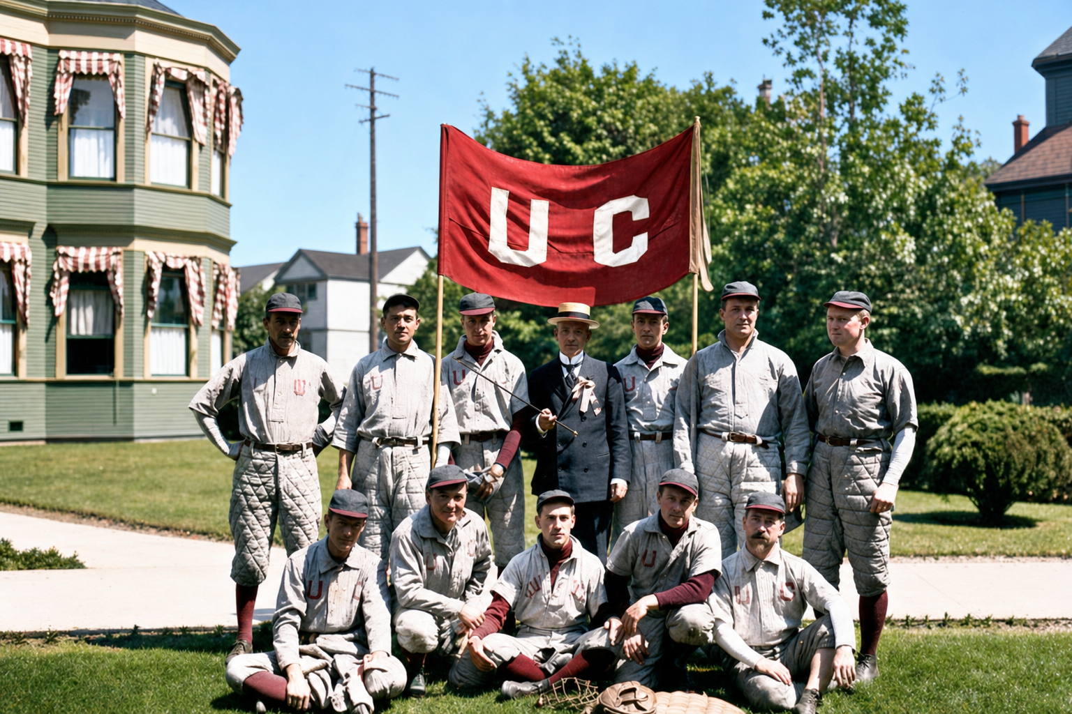 University Club of Seattle baseball team, c. 1900