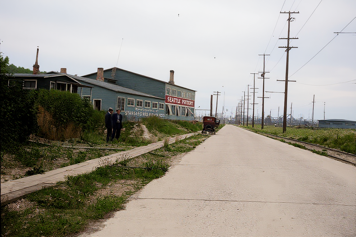 Seattle Pottery and Tile Co. on West Marginal Way, 1925