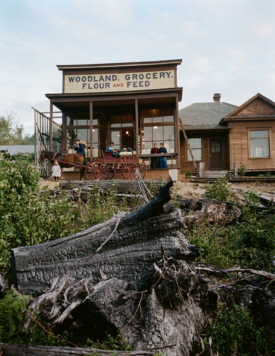 Woodland Grocery, West Woodland, c. 1900