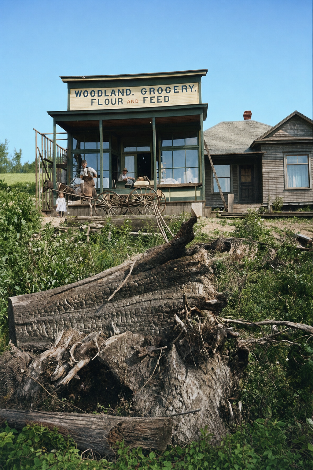 Woodland Grocery, West Woodland, c. 1900