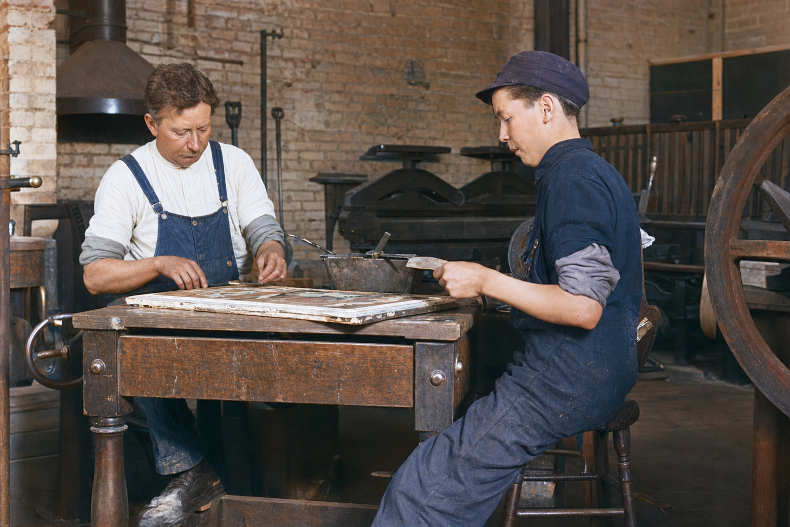 Workers at Bemis Bag Company factory, Seattle, c. 1915