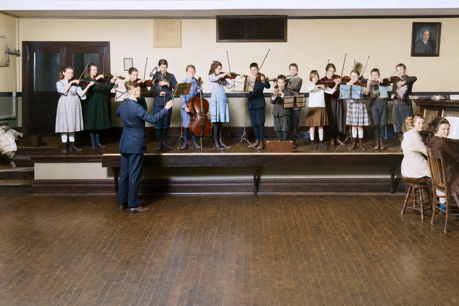 Latona Elementary School Orchestra, October 1919