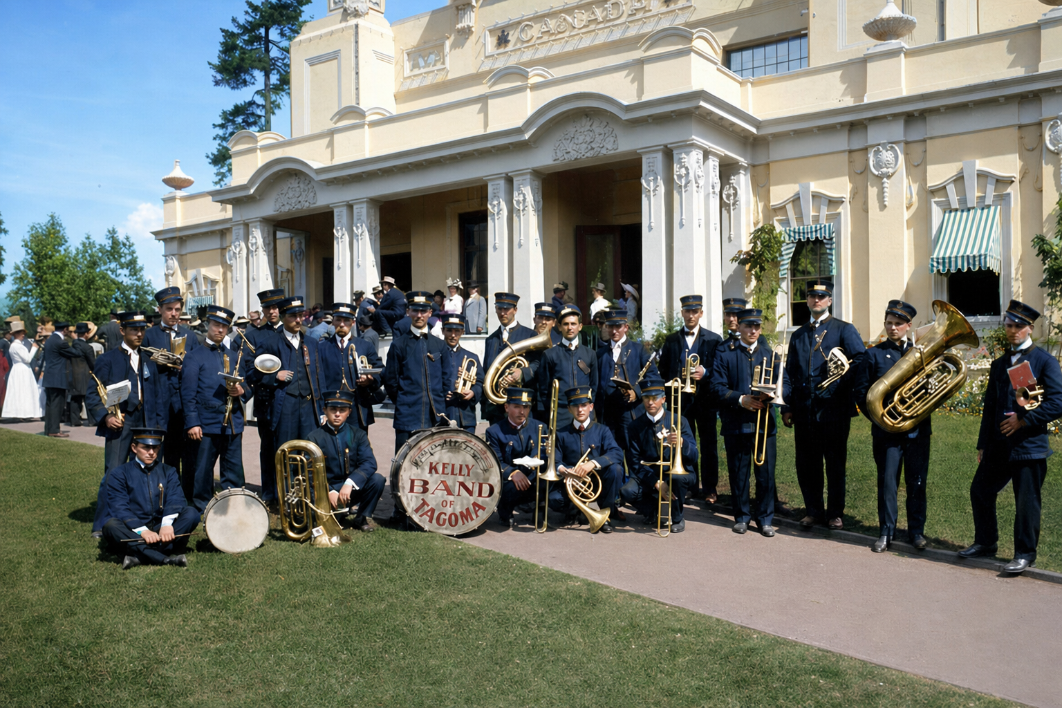 Kelly's Band of Tacoma at the Alaska-Yukon-Pacific Exposition, 1909