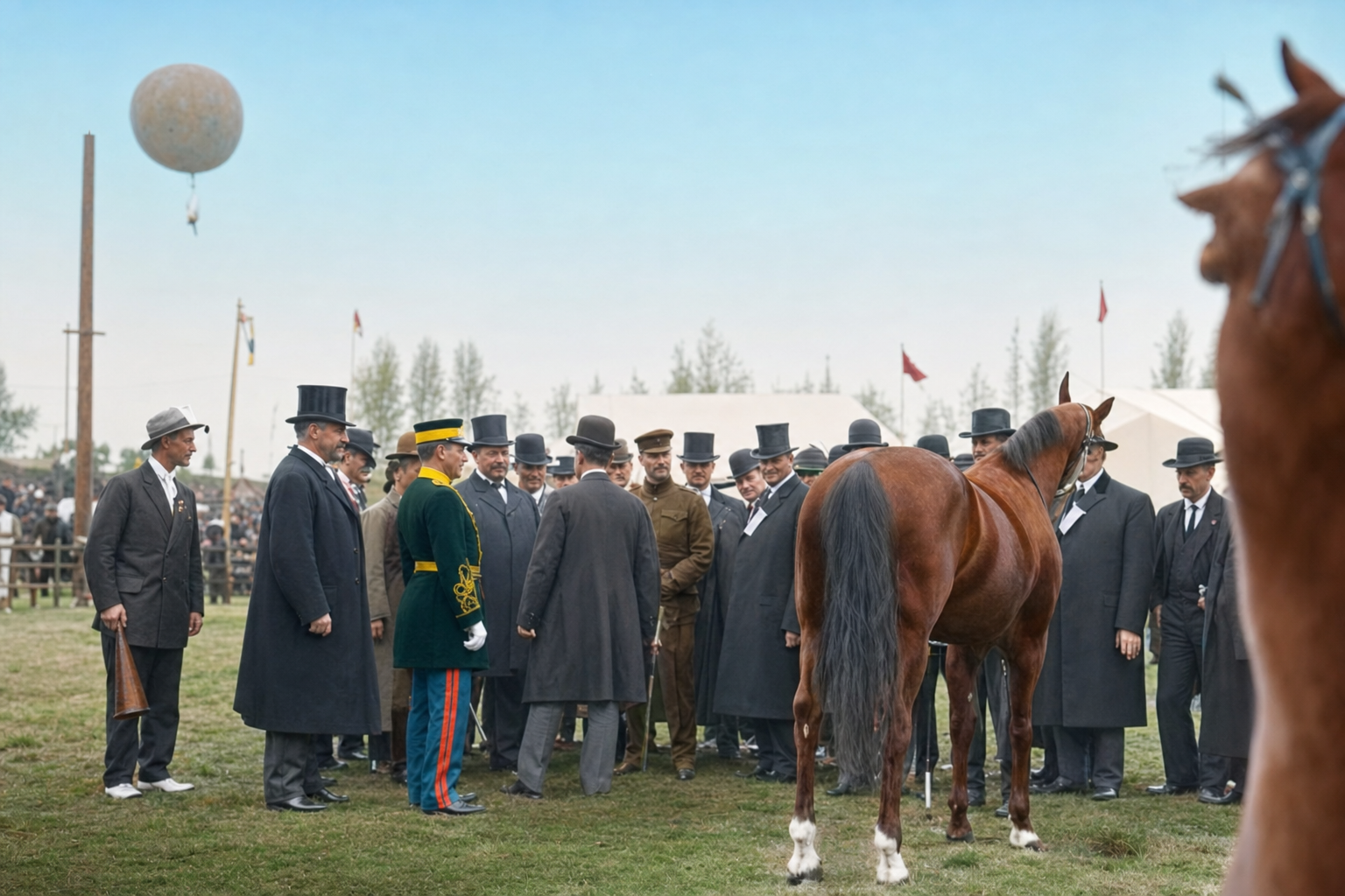 President Taft and 'Troubador' at the Alaska-Yukon-Pacific Exposition, 1909